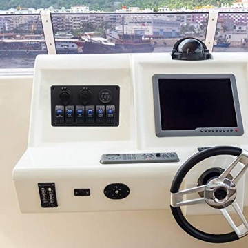 Shop BlueFire 6 Gang Rocker Switch Panel for RVs and Boats