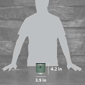 Stanley Adventure To Go Insulated Food Jar - 12oz - Stainless Steel Insulated Food Container with Leak Proof Lid - BPA-Free and Dishwasher Safe