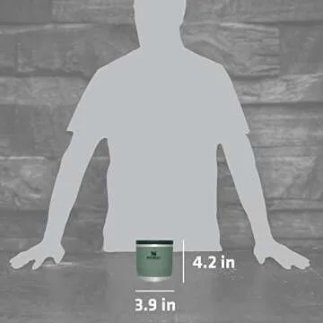 Stanley Adventure To Go Insulated Food Jar - 12oz - Stainless Steel Insulated Food Container with Leak Proof Lid - BPA-Free and Dishwasher Safe