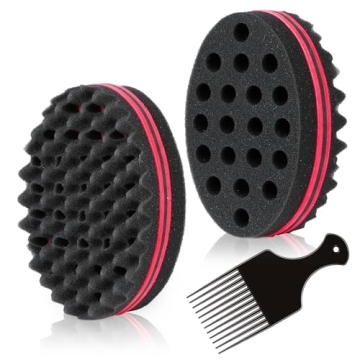 BIGEDDIE Magic Sponge Brush for Defined Curls and Twists