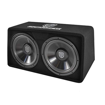 PRORECK PR-122M 1500W Dual 12" Car Subwoofer with Amplifier