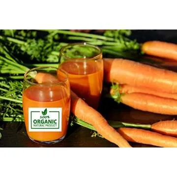 Top label 100 percent Organic Label Stickers, Organic Food Rotation Labels, 2 X 1.5 Inch Stickers, 500 Pcs per Pack