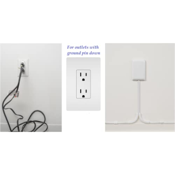 Sleek Socket Ultra-Thin Outlet Concealer for Home Improvement