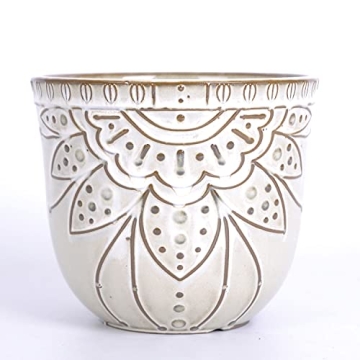 Boho Ceramic Planter for Indoor or Outdoor Plants
