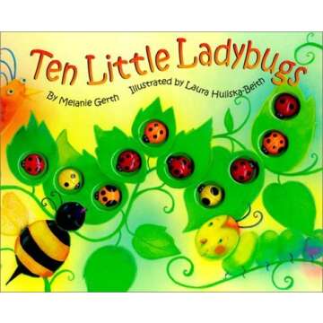 Ten Little Ladybugs Board Book for Toddlers and Preschoolers