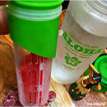 Kiana Fitness Detox Infusion Bottle (Green)