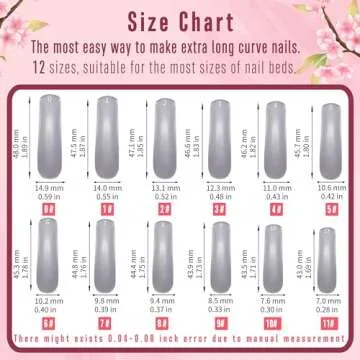Premium Curved Nail Tips for All Occasions - 240pcs Kit
