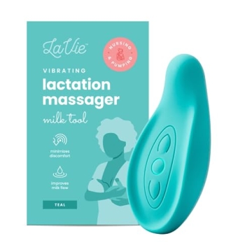 LaVie The Original Lactation Massager for Breastfeeding, Nursing, Pumping, Better Milk Flow, Reduced...