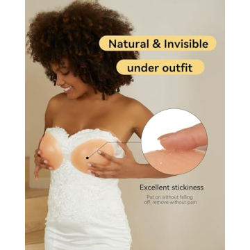 Niidor Invisible Adhesive Bra for Backless Outfits