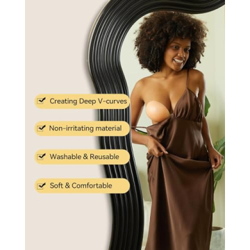 Niidor Invisible Adhesive Bra for Backless Outfits