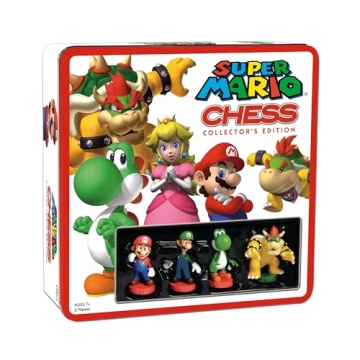 Super Mario Chess Set with Iconic Characters and 32 Pieces