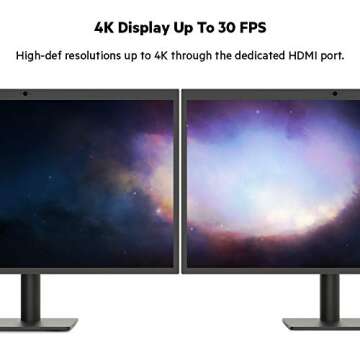 Belkin USB C Hub, 11-in-1 Multi-Port Laptop Dock with 4K HDMI, DP, VGA, USB C Docking Station with 100W Power Delivery, USB A, Gigabit Ethernet, SD, MicroSD, 3.5mm Port For MacBook Pro, Air and More