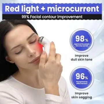 Microcurrent Facial Device | Red Light Technology for Skin Tightening and Lifting
