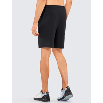 CRZ YOGA Men's Linerless Workout Shorts for Gym and Running