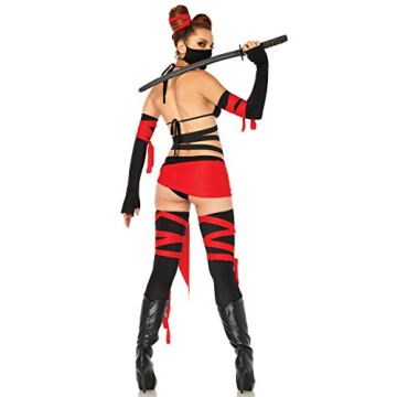 Leg Avenue 6 Piece Killer Ninja Costume Set for Women