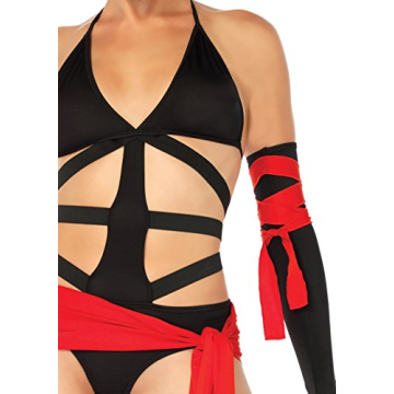Leg Avenue 6 Piece Killer Ninja Costume Set for Women
