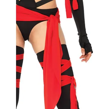 Leg Avenue 6 Piece Killer Ninja Costume Set for Women