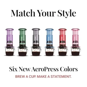 AeroPress Clear Coffee Maker for Perfect Brews on the Go