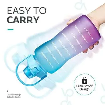 Venture Pal 64oz Motivational Water Bottle for Hydration