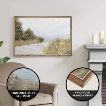 Madison Park Lake Walk Art - Tranquil Canvas Decor