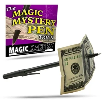 Magic Makers Mystery Trick Pen Through Dollar Effect - Fun for Everyone