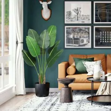 4ft Artificial Birds of Paradise Plant for Indoor Decor