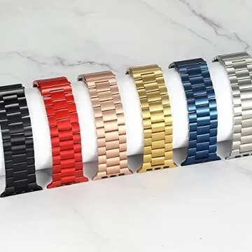 Libra Gemini Stainless Steel Apple Watch Band - Elegant & Durable