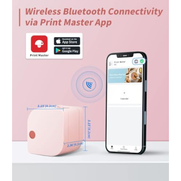 Compact Bluetooth Label Maker P12 - Portable & Fun