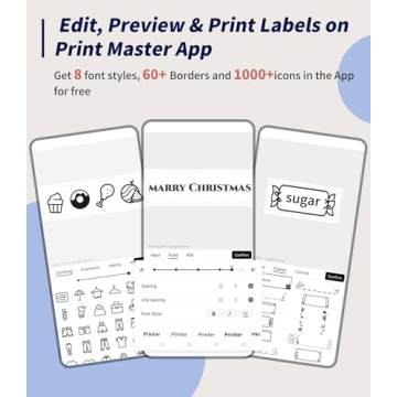 Compact Bluetooth Label Maker P12 - Portable & Fun