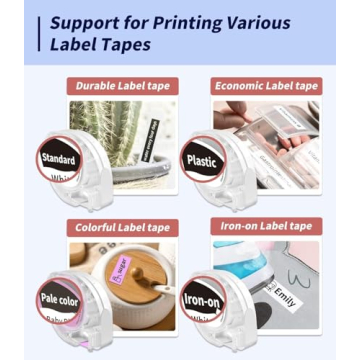 Compact Bluetooth Label Maker P12 - Portable & Fun