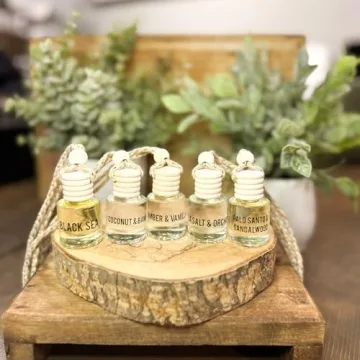 Amber & Vanilla Hanging Air Freshener for Car & Home