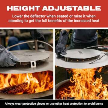 Breeo Smokeless FIrePit Warmth Bundle (X Series 24 Corten Steel, Heat Deflector, Ash Shovel, & Lid) | 27.5 inch Smokeless Fire Pit for Outside | Ideal for Families