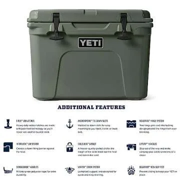 Buy YETI Tundra 35 Cooler in Camp Green - Durable and Portable