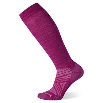 Smartwool Women's Performance Ski Zero Cushion Otc Meadow Mauve M