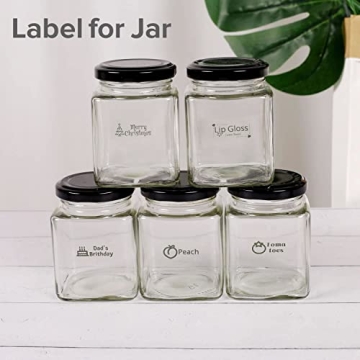 210 Clear Waterproof Labels for Kids and School Supplies