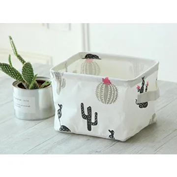 KRLIFCSL Cactus Storage Bins for Kids & Home Organization