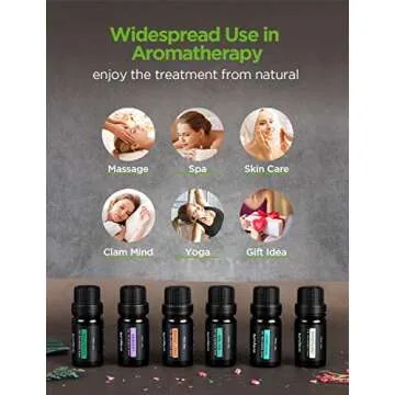 Onepure Essential Oils Gift Set - 6 Natural Aromatherapy Scents