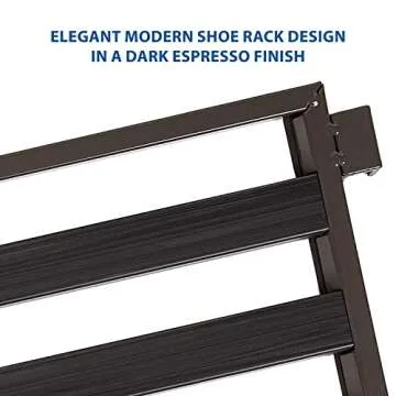 Stackable Storage Shelf - Seville Classics 3-Tier Shoe Rack