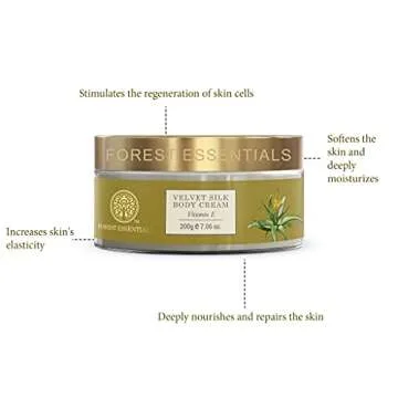 Forest Essentials Velvet Silk Body Cream - 200g Moisturizer