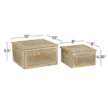 Deco 79 Decorative Storage Boxes for Stylish Organization