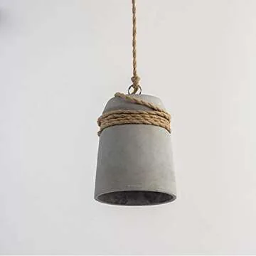 KWOKING Industrial Concrete Pendant Light for Modern Spaces