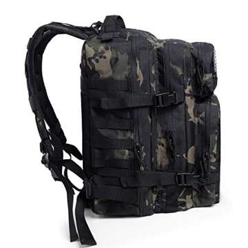 QT&QY 45L Tactical Backpack for Outdoor Adventure
