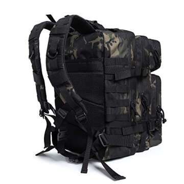 QT&QY 45L Tactical Backpack for Outdoor Adventure