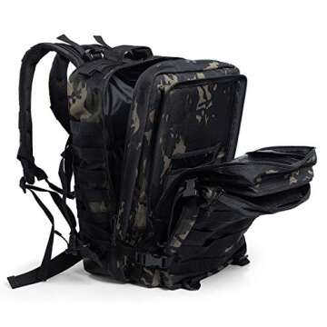QT&QY 45L Tactical Backpack for Outdoor Adventure