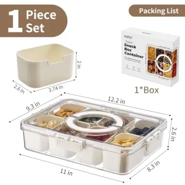 Aoshet Snack Box - Dishwasher Safe Snack Container