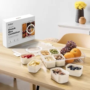 Aoshet Snack Box - Dishwasher Safe Snack Container