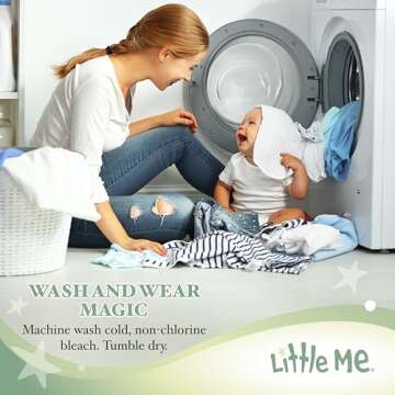 Little Me Puppy Toile Swaddle Blanket for Baby Boys