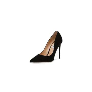 Steve Madden Vala Fashion High Heel Pointed Toe Stiletto Pumps - Black, 9