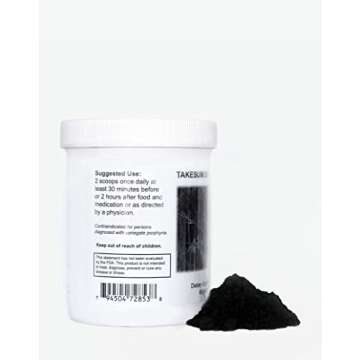 Supreme Nutrition Takesumi Supreme, Pure 60 Grams Activated Bamboo Charcoal Powder