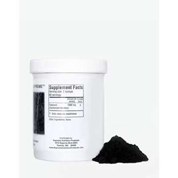 Supreme Nutrition Takesumi Supreme, Pure 60 Grams Activated Bamboo Charcoal Powder